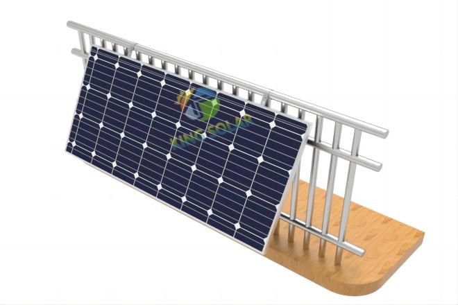 阳台太阳能电池板支架安装系统