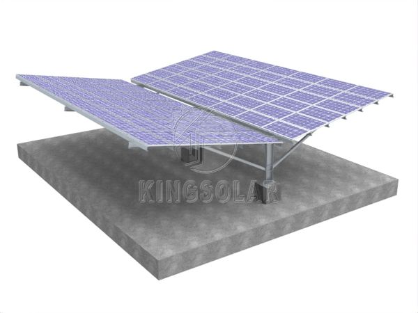 碳钢背靠背太阳能光伏支架系统