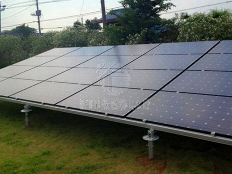 650kw - 铝制太阳能地面安装系统-A 型