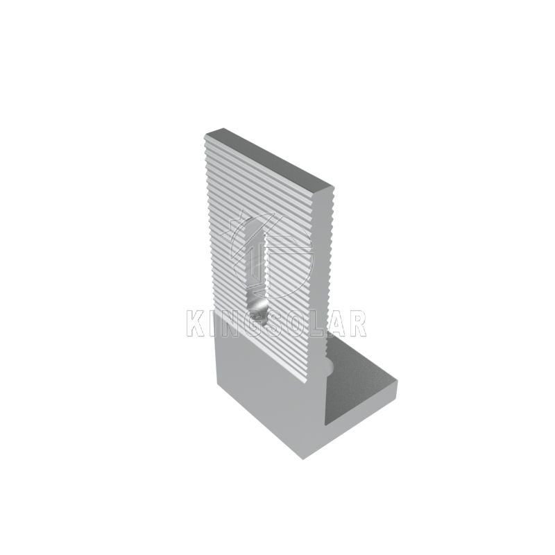 Ground Mounting PV Photovoltaic Middle End Side L Shape Clamp