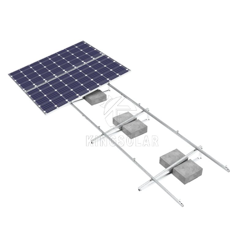 Solar Flat Roof Installation